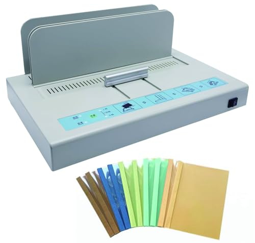 Thermal Binding Machine – 500-Sheet Book Binder with 10 Covers, Fast 3-Min Preheat, Professional Document Binding for Reports, A3/A4/A5 Paper
