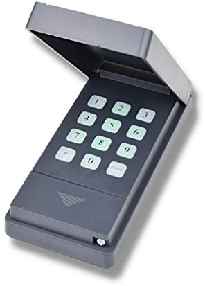 SCHARTEC Trådlös kodlås SKP-3 för garageportöppnare 433 MHz portöppnare - koden låsning garageport koden lock för Move Porte Jet nummer kod tangentbord garagedörr