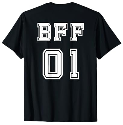 BFF 01 Migliori Amici per Sempre Migliore Amica Maglietta