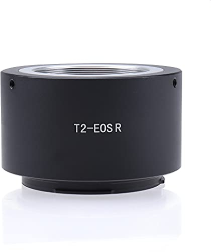 Hersmay T2-EOSR Lens Mount Adapter T-Mount to 420-800mm 600mm 1000mm Telephoto Lens for Canon EOS R/ R5/ R6/ RP Series Camera Body Adapter