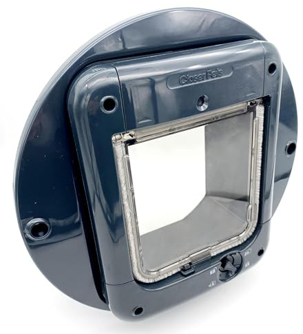 Cat Mate Glass Panel Wall Adapter Kit (361) - Compatible with Certain Cat Mate Flaps for Easy Installation, Grey