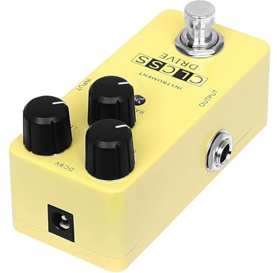Pedal de distorsión IRIN, versátil guitarra eléctrica Pedal de distorsión controlado Efecto Overdrive Crunch Stompbox con True Bypass Escenarios de práctica diaria para guitarra