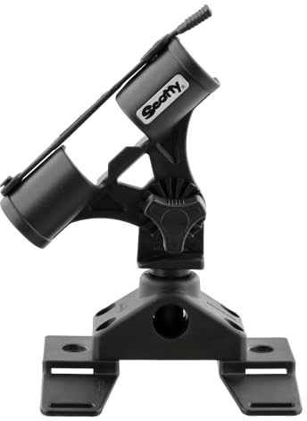 Scotty #267 Fly Rod Holder w/ #266 Float Tube Mount,Black