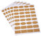 160 Pcs Küche Universal Etiketten Selbstklebende Küchen Aufkleber in verschiedenen Formen, Einfach und schnell zu bedienen,Sticker Für Haushalts, Flasche, Dosen, Schilder, Geschenkaufkleber(Beige,5)