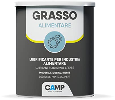 Camp Graisse Alimentaire, Graisse lubrifiante Incolore, Inodore et Non Toxique, lubrifie et Protège les Machines de Transformation des Aliments, 1Kg