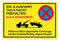 Ein und Ausfahrtfreihalten Schild 30x20cm aus stabilem PVC Hartschaum 3mm mit UV-Schutz von Lichtblick Hausbedarf