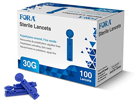 FORA Lanzetten 30 G steril / 100 Stück x6