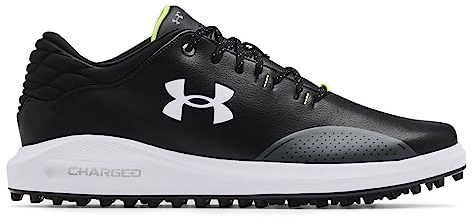 Under Armour Charged Draw 2 SL Mens Golf Shoes Black/Grey 9 (44)
