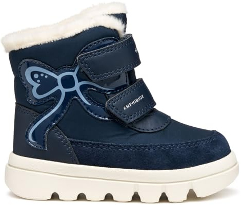 Geox Garçon Fille B Willaboom Girl B A Bottines à la Cheville, Bleu Marine, 27 EU