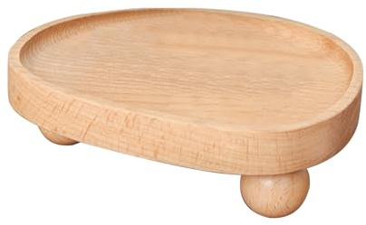 Générique Coupelle à Bijoux - Plateau de Rangement en Bois pour Bijoux - Organisateur de Rangement Décoratif pour Chambre Salle de Bain Coiffeuse