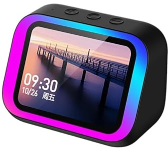 Altoparlante intelligente con ampio schermo, chiamata vocale, sveglia intelligente, display HD, riproduzione Bluetooth, album fotografico elettronico personalizzabile
