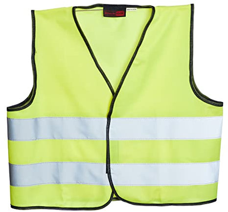 Blackrock Kids High Vis Vest 7-9 Years, Yellow Reflective Vest Hi Vis Visibility Unisex Childrens Safety Jacket, Lightweight and Comfortable, Fully EN1150 Certified For Kids, Boys, Girls