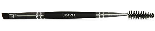 Ardell Duo Brow Brush Grooming Tool, 2-In-1 Angled Eyebrow Brush with Spoolie, for Natural Looking Brow