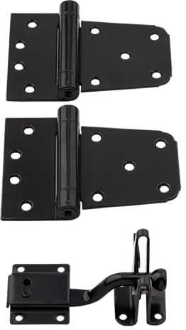 National Hardware N343-475 Self-Closing Gate Kit in Black