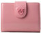 Pinko Wallet Pelle Spazzolata Lucida, Accessori da Viaggio-Portafogli Donna, P31B_Rosa Marino-Block Color, 12