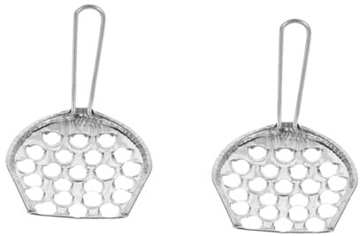 PRETYZOOM 2 Pièces Rabot Liangpi Spaetzle grattoir à nouilles décor raclette racloir râpe à fromage spatule outil de grattoir de nourriture de cuisine grattoirs alimentaires Acier inoxydable