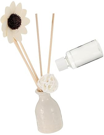 CORHAD 1 Juego Conjunto de aromaterapia Palos de aromaterapia con difusor de Flores Falsas difusor de Aire relajacion purificador de Aire difusor de purificación de Aire para el hogar
