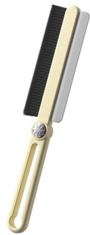 Hard Cleaning Brush 2024 Upgrade Thin Cleaning Brush with Squeegee Handheld Joint Cleaner Scrubbing Brush Cleaning Tool for Tight Spaces in the Household Stone Brush (C, One Size)