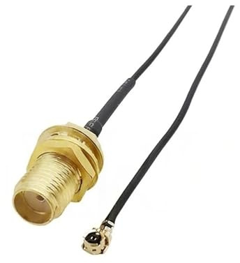2 st IPEX U.FL till SMA hane RP SMA hona rätvinklad PCB-kabel förgylld R*/F koaxialkontakt an*/Tenna WI/*FI pigtail-kabel/5(IPX to SMA F,20CM)