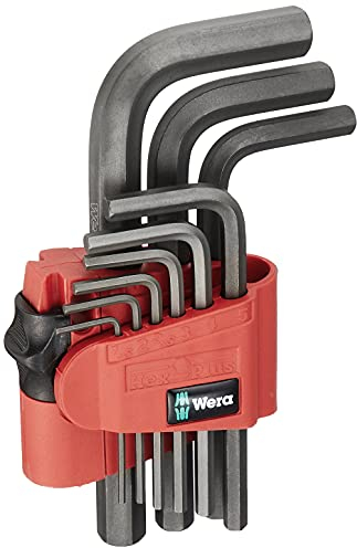 Wera 950/9 BM N Winkelschlüsselsatz, metrisch, BlackLaser, 9-teilig, 05021737001