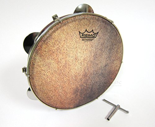 Remo PD-8210-81-213 Pandeiro Samba Choro,Rahmentrommel, Handtrommel für Drum Circle, Drum, (10 Zoll x 1,75 Zoll)