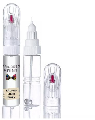 RAL1015 Light Ivory Multi Surface Touch Up Paint Pen All in 1 Interior & Exterior Wood, Metal, Plastic, uPVC, Ceramic All Weather Egg Shell 30% Sheen