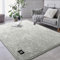 RTBQJ-AT Teppich Wohnzimmer 160x120cm Rugs for Living Room Moderner Flauschiger Kurzflor Waschbar, Weich Einfarbig Hellgrau Schlafzimmer