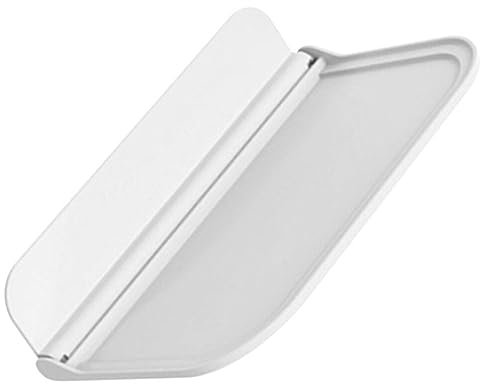 MAGICLULU Wandmontiertes Klappregal Selbstklebendes Badezimmer-Wandregal Aus Kunststoff Um 90° Hochklappbar Kleines Wandregal Zum Aufhängen Für Toilettenraum Am Bett (L)