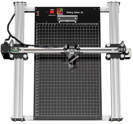 UUNA TEK iDraw 2.0 XY Pen Plotter - Macchina da disegno con piastra di base, A3, motore passo-passo 4 x 42, doppio più veloce di 1,0