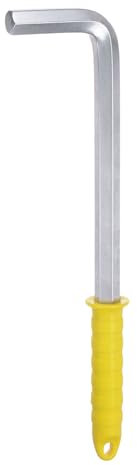 QUARKZMAN Llave Hexagonal en Forma de L de 19 mm, Llave Hexagonal Métrica de Brazo Largo de Acero Cromado Vanadio para Herramientas de Reparación con Mango Antideslizante