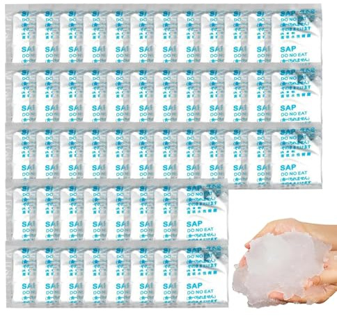 Bärbart toalettpulver – 50 st urinabsorberande pulvergeler | Bajs urinpulver | Förpackad absorberande gelpulver för toalett | Deodoriserande flytande avfall gelverktyg för camping, fiske, resor