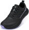 Kricely Chaussure Trail Homme Pieds tête Larges Chaussures Randonnée Running Respirantes Antidérapantes Baskets Marche Course Trekking Sports Légère（Noir 44）