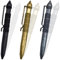 ElevaPulse 3 Stück Tactical Pen(Schwarz, Gold, Grau), Taktischer stift, Taktischer Kugelschreiber, Multifunktionales Antioxidans-selbstverteidigung-Militärstift, Für Schreiben, Emergent Tool