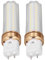 Oreilet 2 Pcs G12 LED Bombillas, Bombilla LED G12 de 20W 2000 3000K con Angle Iluminación 360 ​​grados (Equivalente a 150W Halógena), Lámpara de techo para Casa (Luz de neturos)