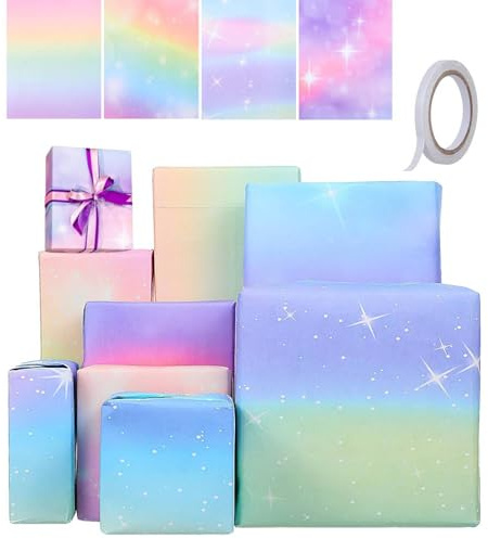 MtnLaur Fiori Carta per Fioristi 20 Fogli, Carta per Bouquet Floreali e bordo dorato, Cartas Impermeabile Stile Coreano, per Fiorai DIY Artigianato Matrimonio Compleanno Regalo (Viola)