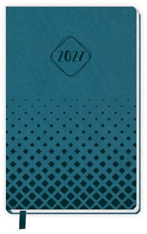 TRÖTSCH - Taschenkalender A6 Soft Touch Petrol 2027: Soft Touch Terminkalender