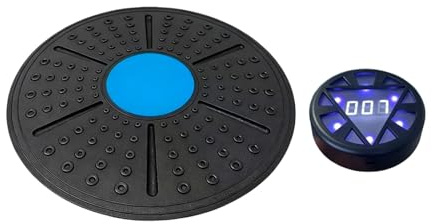 SZLIFE Wobble Balance Board Core Training Attrezzatura Portatile Disco Antiscivolo per Allenamento dell'equilibrio per Allenamento Sportivo Regalo di