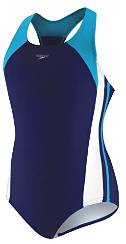 Speedo Girl's Swimsuit One Piece Infinity Splice Thick Strap