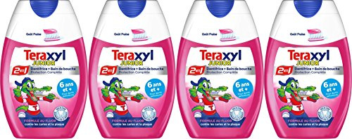 Teraxyl Toothpaste - Young - 75ml Bottle - Set of 4