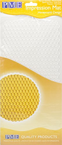 PME IM193 Tapis à Motif Nid d’Abeille, Plastique, Transparent, 15 x 1 x 30.5 cmIM193