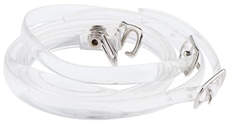 Colcolo 2 / Juego de Cordones de Zapatos Transparentes Extra Largos Accesorios de Correas de Zapatos Sueltos Invisibles