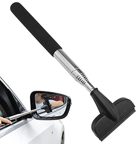 Baogao Spatola multiuso per finestra, tergipavimento per specchietto retrovisore | tergicristallo per specchietto retrovisore, raschietto per neve e ghiaccio per auto, portatile