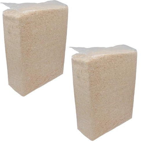 AB Tools Lot de 2 copeaux de bois séchés au four pour petits animaux 3,6 kg