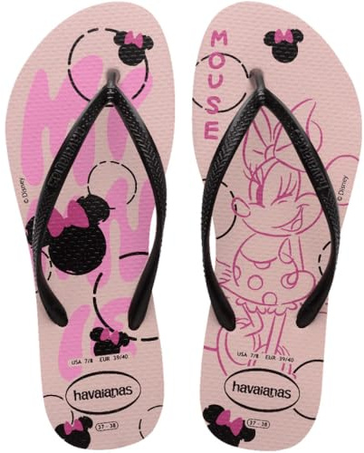 Havaianas Women Slim Disney, Peony Rose, 4.5/5