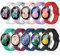 aceyoon 10PCS 20mm Watch Strap Compatible with Samsung Galaxy Watch 6/5/4 40mm 44mm/Watch 5 pro 45mm, Soft Silicone Sport Strap for Galaxy Watch 6 Classic 43mm 47mm Smart Watch Band for Women Men (S)