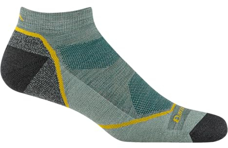 Darn Tough Vermont Light Hiker No Show Lightweight with Cushion Seafoam Large