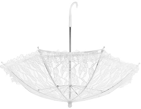 GAROZATION Multifunktionaler Dekorativer Regenschirm Aus Spitze Für Brautjungfern-fotoshooting-zubehör