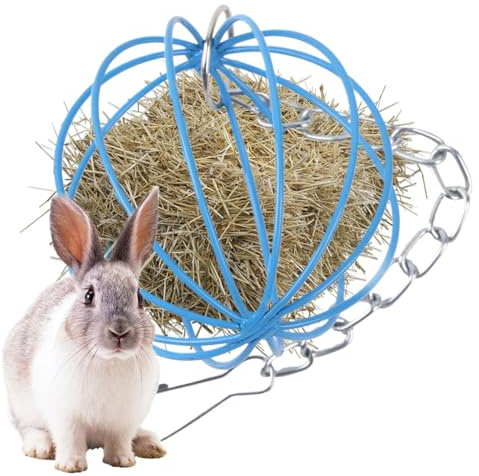 Portafieno Rack Sospeso Distributore | Portafieno Rastrelliera Mangiatoia Conigli Palla Masticazione Per Cincillà Criceti Gabbia