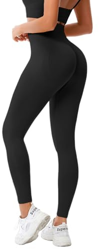 Zhiaek Legging de Sport Femme Taille Haute Anti Cellulite Push Up Pantalon