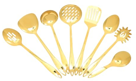 OUNONA 1 Juego De Utensilios De Cocina De Acero Inoxidable Suministros De Cocina Pala Para Wok Kit De Utensilios De Cocina Para Wok Chino Espátula Para Wok Cucharas Chinas Espátula